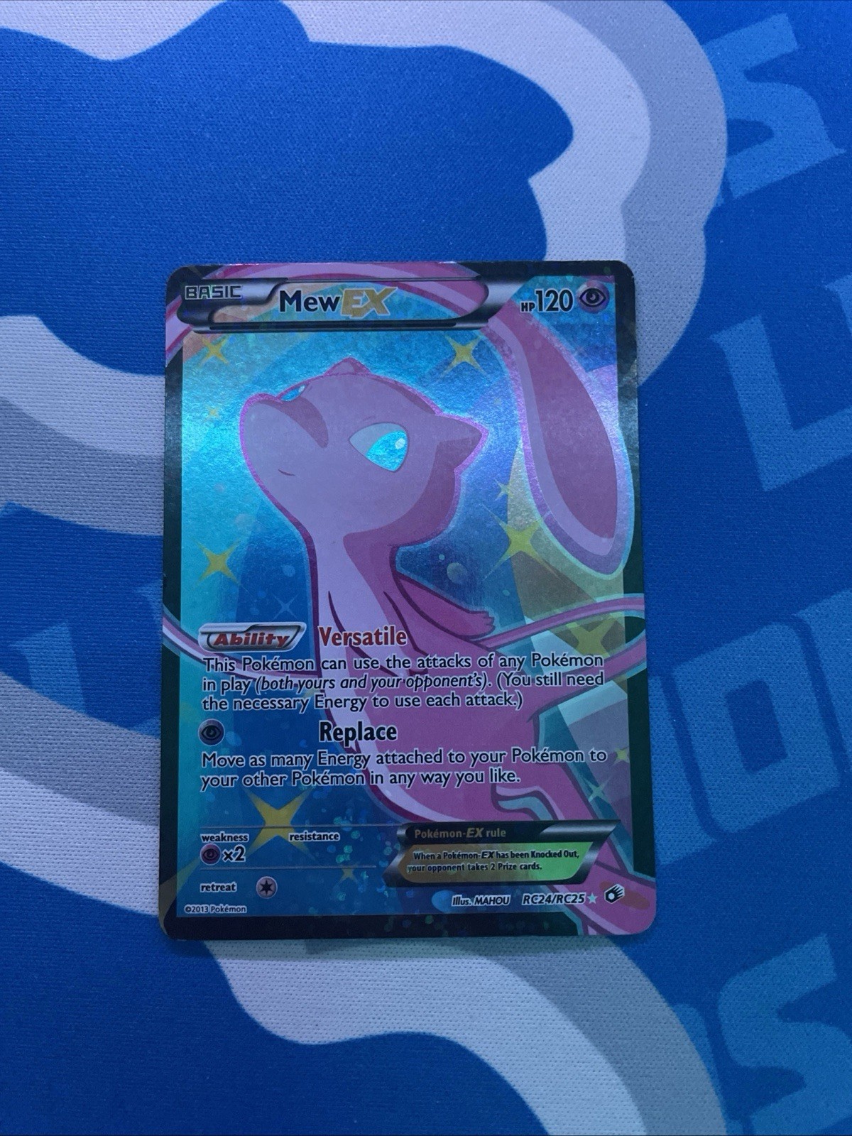 Pokemon Mew EX RC24/RC25 MP (Moderately Played) Legendary Treasures Holo