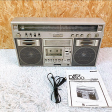  JUNK National RX-5650 Boombox Radio Cass Box AM/FM Metal Tape Used From Japan