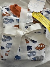 Pottery Barn Kids CARS  TRUCK 2Pc CORTON PAJAMAS  4 RACE CAR 