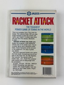 Racket Attack  (Nintendo NES, 1988) Cart w/ Manual & Clamshell Case