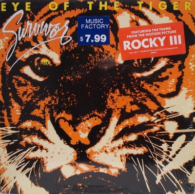 Survivor, Eye Of The Tiger, (LP, Album, Pit), VG+, 4058976442