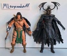 MARVEL LEGENDS COMIC HEROES CONAN THE BARBARIAN VS WRARRL SET TOY BIZ