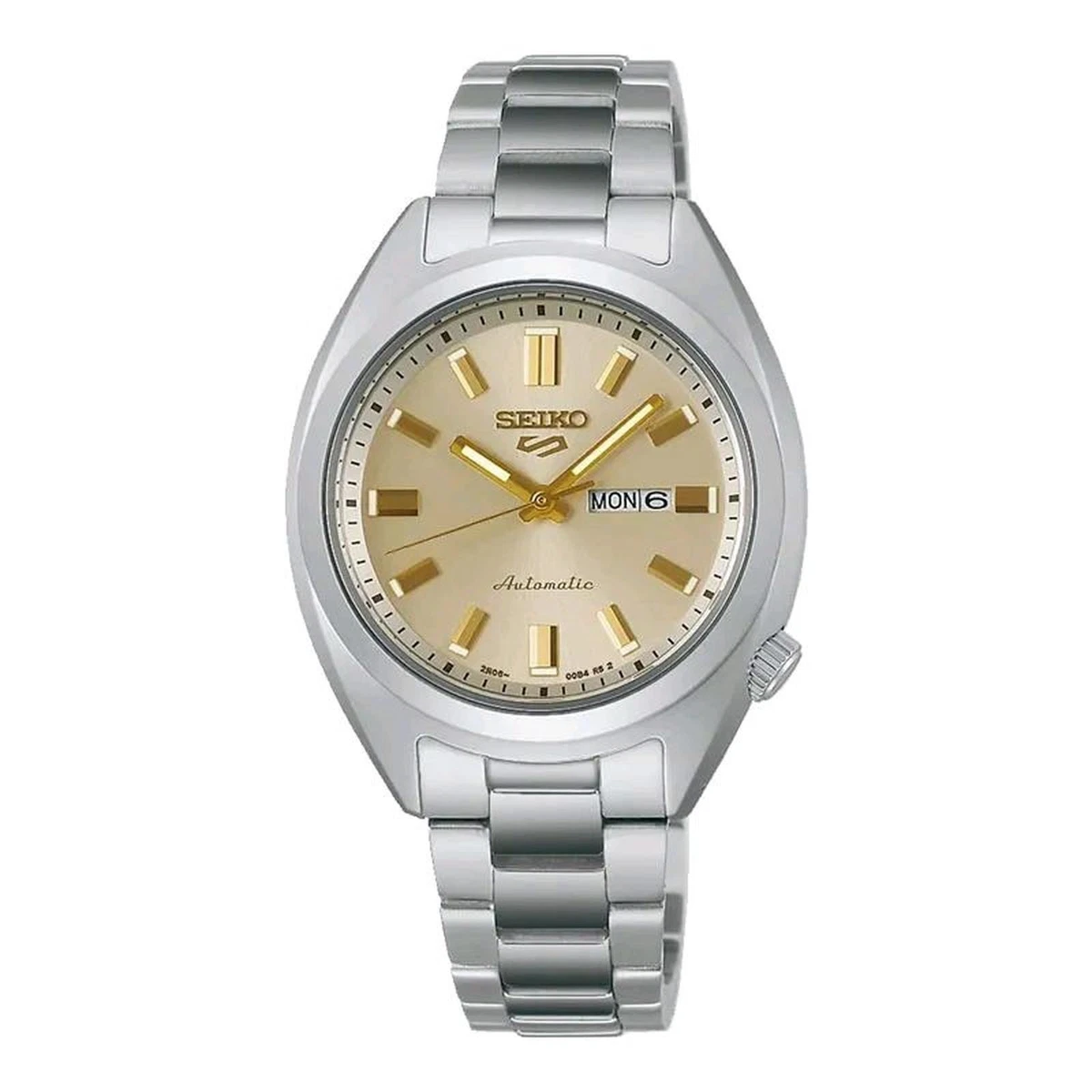 Reloj para mujer Seiko 5 SRE023K1 automático esfera crema acero inoxidable