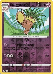 Exeggutor 058/159 Crown Zenith Reverse Holo