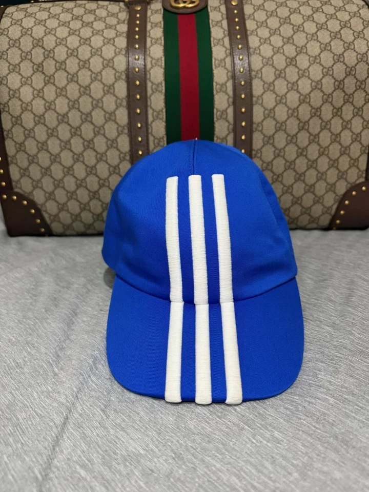 NUEVO CON ETIQUETAS Gorra de Béisbol Adidas X Gucci Doble Cara Talla S 719406-4HAST-9768 Foto 3 de 4
