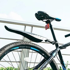 2x MTB Road Bike Mountain Bicycle Front Rear Mudguard Set Mud Guard Fender Black