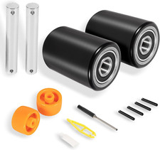 PTH50 Pallet Jack Front Load Wheel Replacement Kit Set Complete Fit for Crown PT