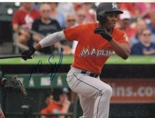MAGNEURIS SIERRA MIAMI MARLINS SIGNED AUTOGRAPHED 8X10 W/COA