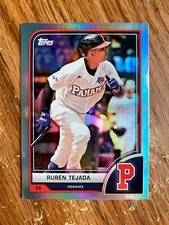 2023 Topps World Baseball Classic RUBEN TEJADA Silver Rainbow Foil Base WBC