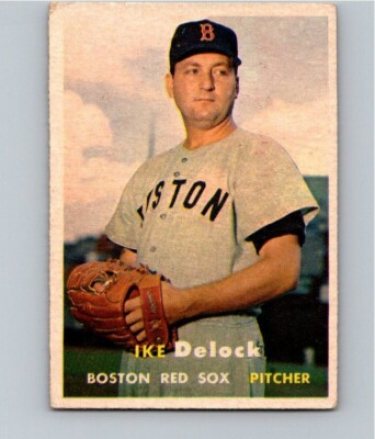 1957 TOPPS BASEBALL #63 IKE DELOCK                          MID GRADE OE