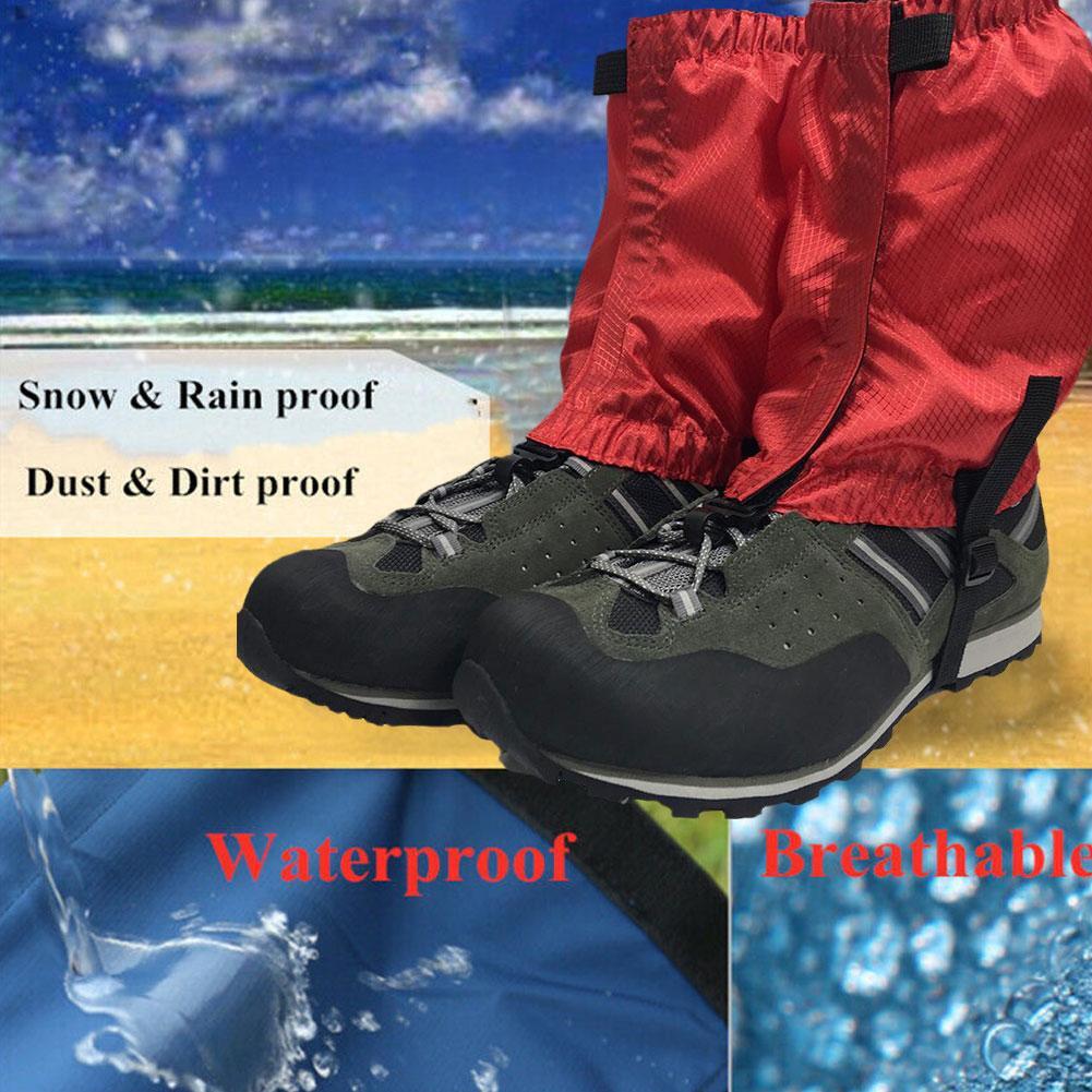 Outdoor Hiking Boots Cover Gaiters Waterproof Leg Protection Snake L
