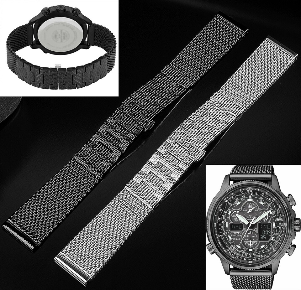 CITIZEN ECO-DRIVE AT4007-54E Orologio Cronografo Atomico Perpetuo Acciaio Inox Nero EUR 265,57 - Foto 9