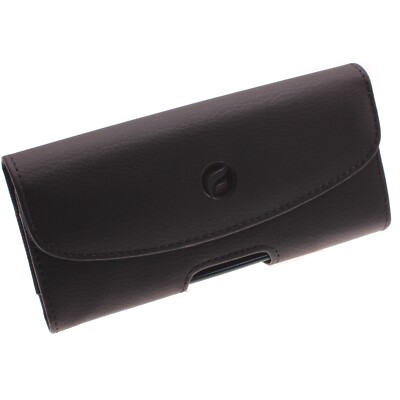 Leather Case Belt Clip Holster Cover Carry Pouch With Loops for SmartPhones