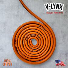 6 Gauge AWG OFC Orange Power Ground Wire VLYNX Car Audio Solar Sold By The Foot