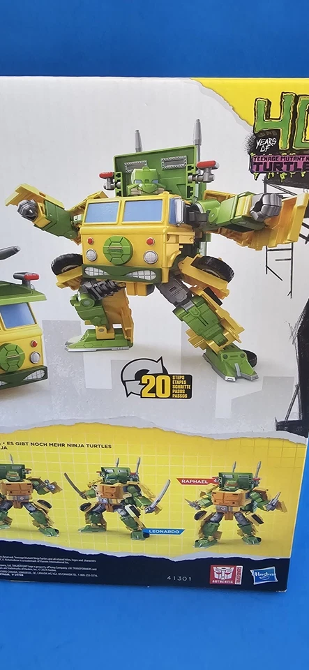 Transformers X Teenage Mutant Ninja Turtles Fiesta Colaborativa Wallop Wagon Nuevo Foto 4 de 4