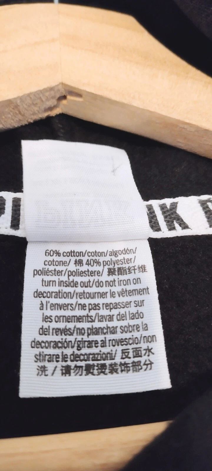 UNDERCOVER Maglione pullover donna adolescente Victoria’s Secret rosa nero con cappuccio taglia XS OTTIME CONDIZIONI