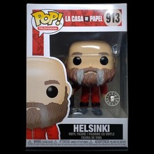 Funko Pop + Protector! TV #913 La Casa De Papel - Helsinki *Como Nuevo*