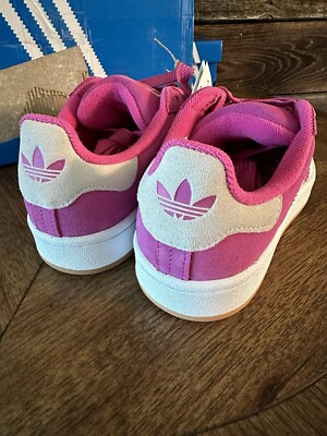 Adidas Campus 00s Semi Lucid Fuchsia Pink Gum GS  Unisex Sz 4 Shoes IG9156 NWB Adidas Campus 00s J Semi Lucid Fuchsia Pink Gum (GS) IG9156  main image 3