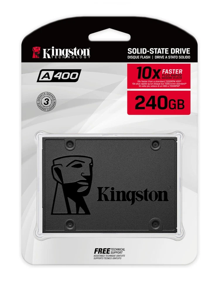 Kingston A400 SATA 3 2.5" Internal SSD SA400S37 - Image 4 of 4