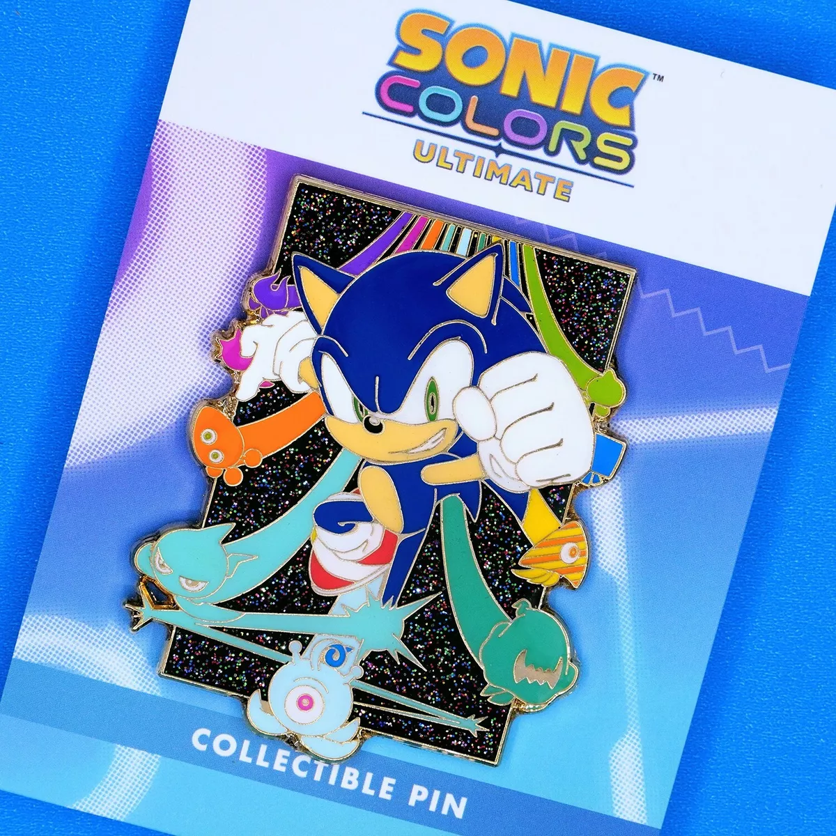 Sonic Colors Ultimate Sonic the Hedgehog & Wisps 2.5 Enamel Pin