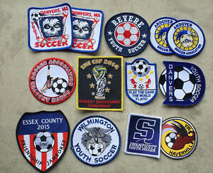 Youth Soccer Patches Massachusetts Lot of 13 Danvers Revere Andover and  More | eBay