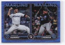 2024 Topps Update Jhonny Pereda / Emmanuel Ramirez RC #US185 Blue Holofoil