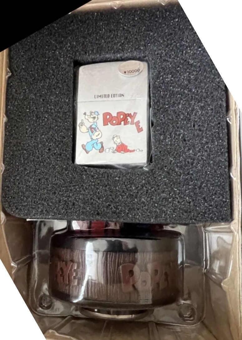 Zippo Popeye Oil Lighter Music Box Limited Edition JP | eBay