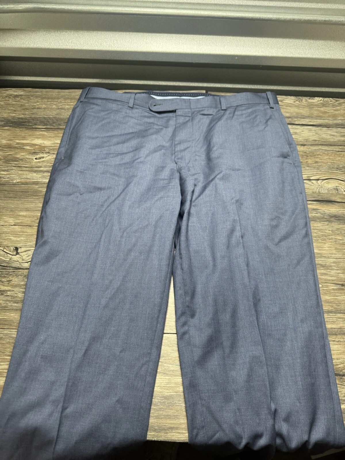 Peter Millar Pants Mens 38x29 Blue Chinos Dress Pants Wool Flaw