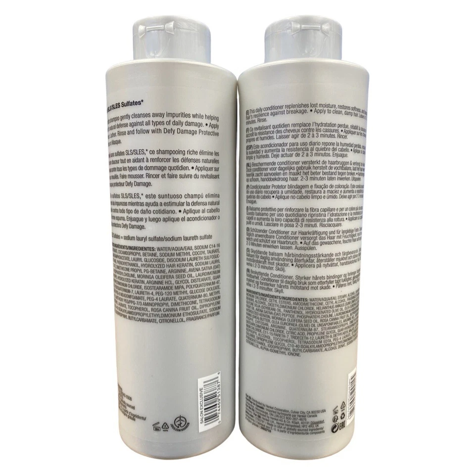 Joico Defy защитный шампунь и кондиционер двойной набор 33,8 унц / литр  - Изображение 3 из 3