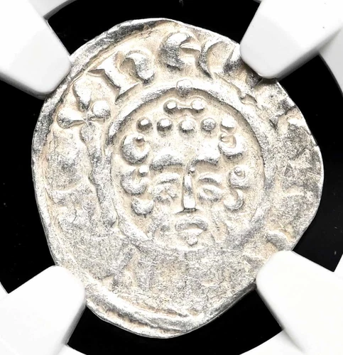 ENGLAND. Henry III. 1216-1272. Penny, S-1356C, Ricard on London, NGC AU50