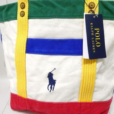 バッグ POLO RALPH LAUREN LIMITED EDITION OF 500 Ralph Lauren Men 90S Polo Sport Tote Bag Denim Embroidery