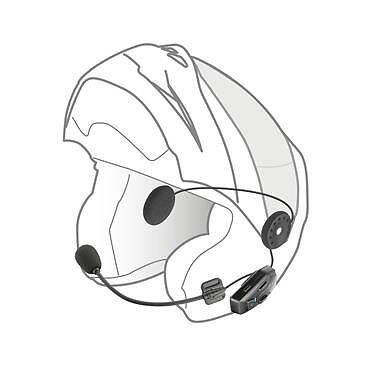 KIT INTERFONO DOPPIO BT.INTERPHOUCOM7RTP REMOVIBILE DA CASCO - Picture 4 of 5