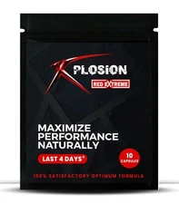 XPLOSION RED EXTREME - MALE ENHANCEMENT PILLS SUPPLEMENT 10 CAPS