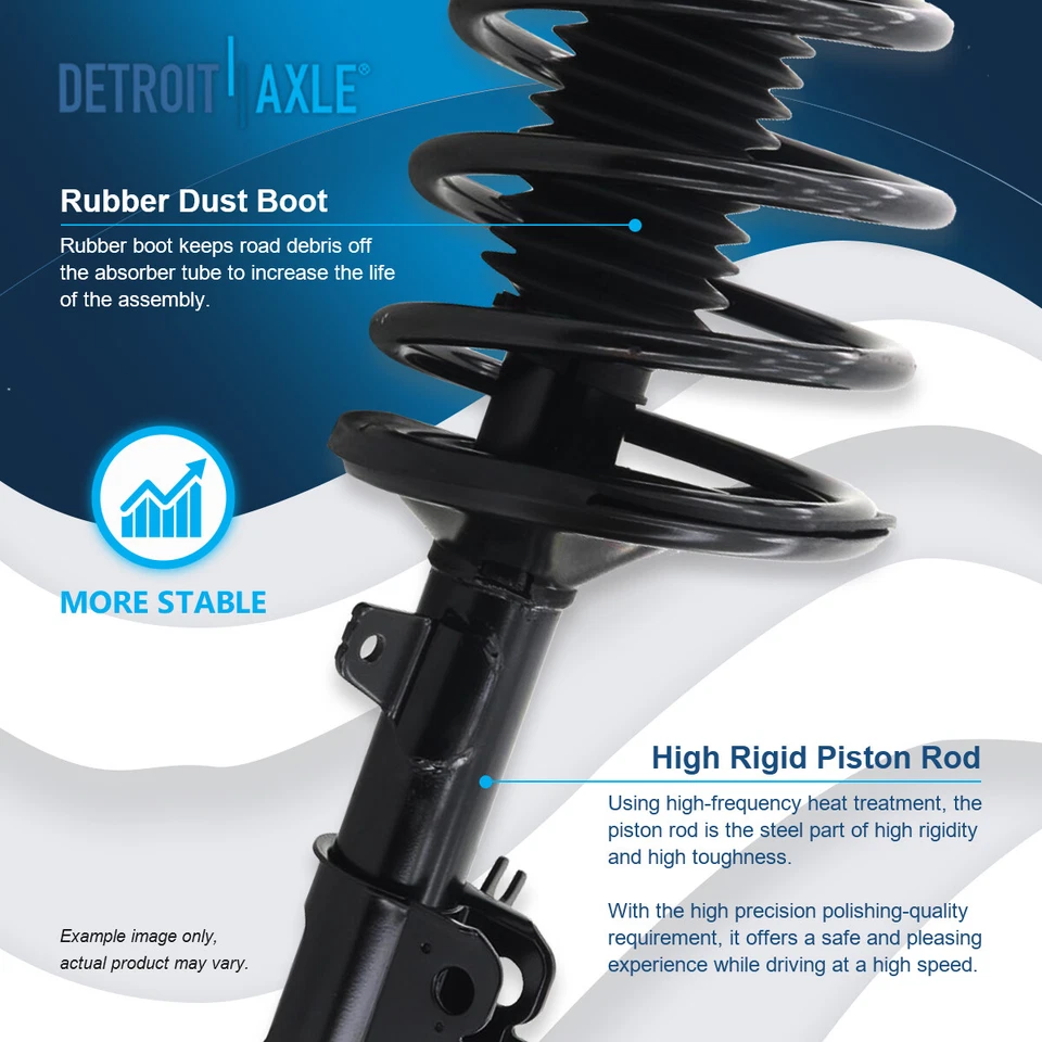 10pc Front Struts Sway Bars Tierods for 1997-2001 Toyota Camry Solara 2.2L 2.4L - Image 4 of 4