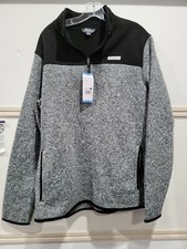 Eddie Bauer Men's 1/4 Zip Mock Neck Classic Fit Pullover Sweater Fleece