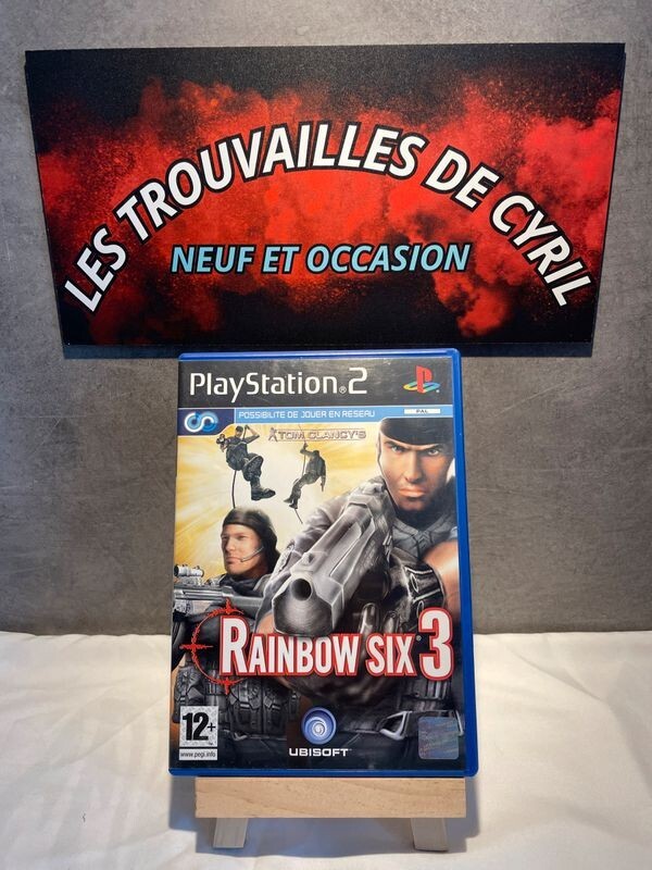 Jeu vidéo tom clancy’s : rainbow six 3 pour PlayStation 2 PS2 avec notice
