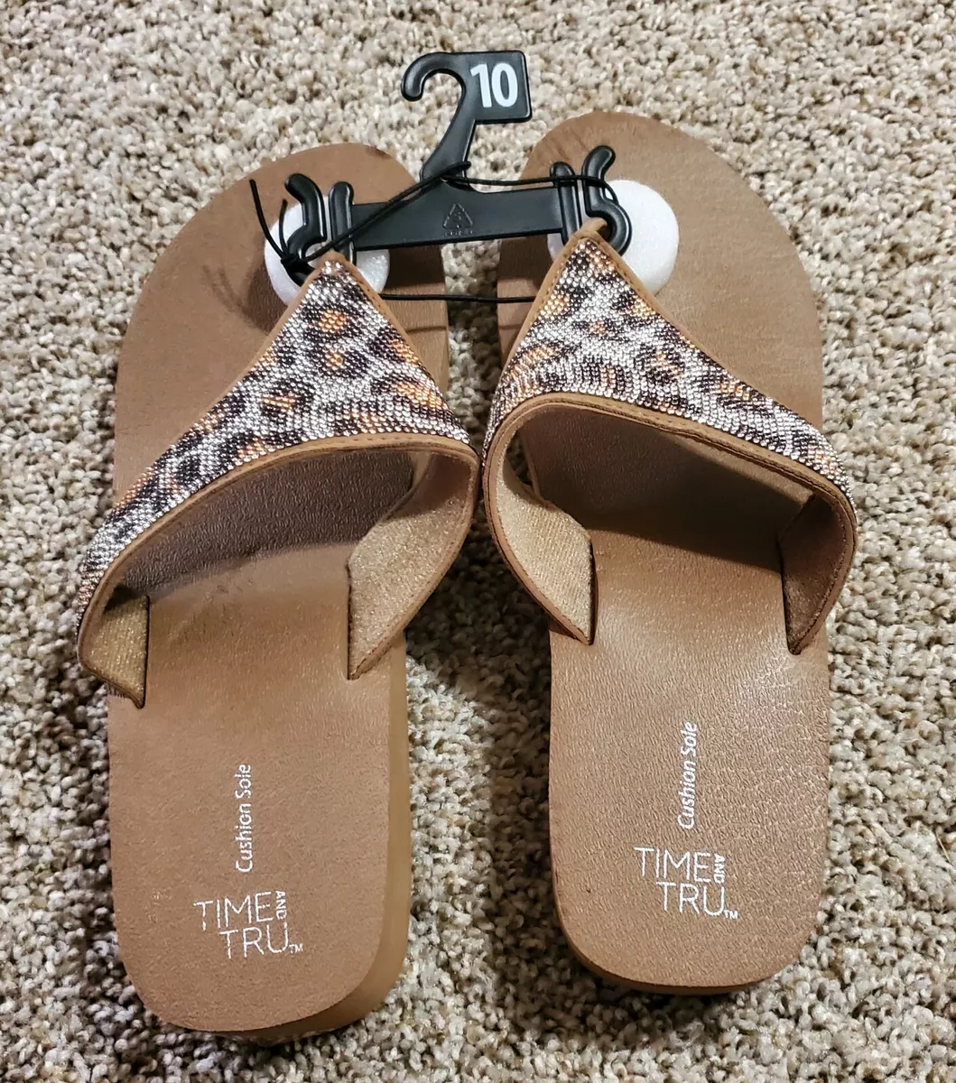 Flip flops sales with cushioned sole