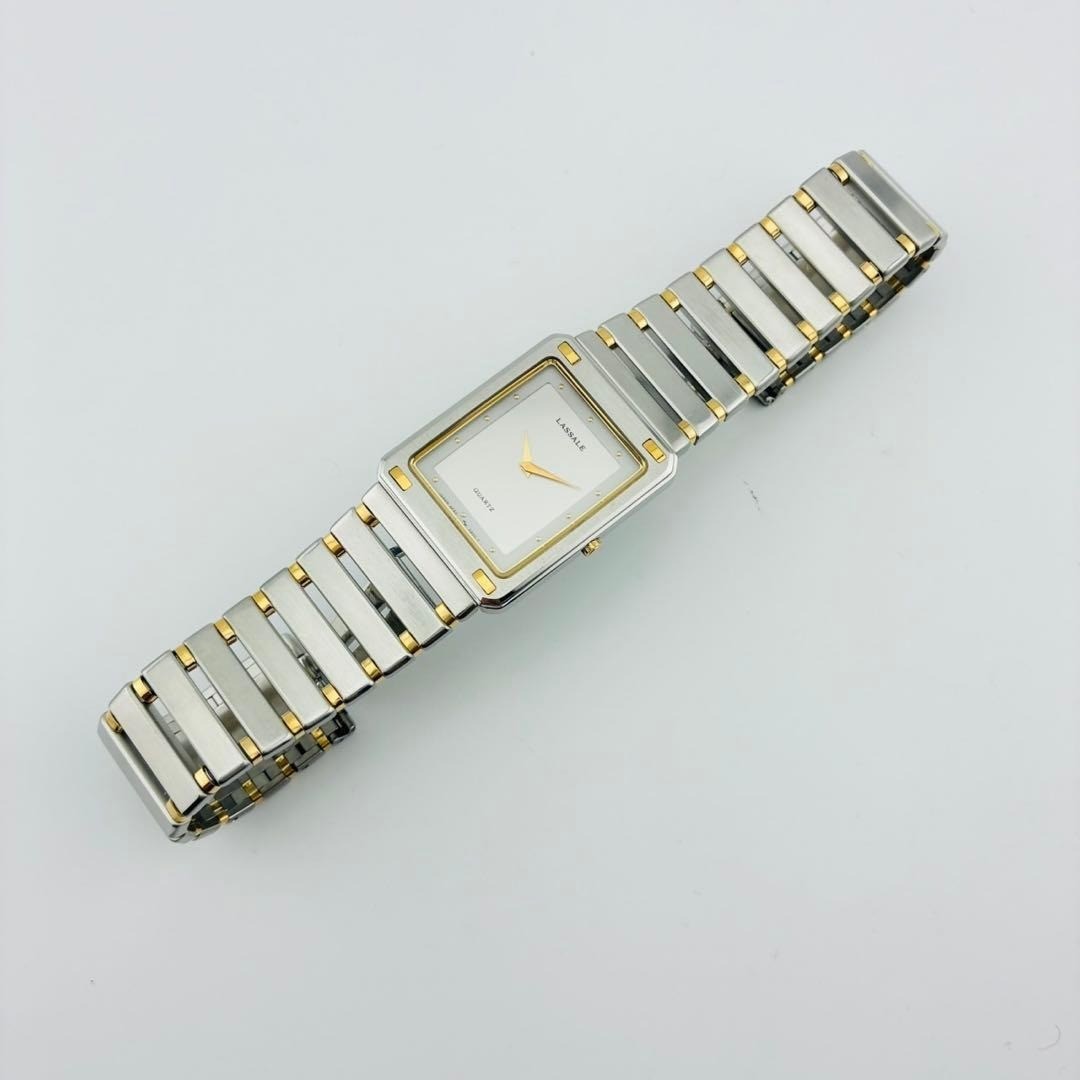 SEIKO LASSALE Rectangular Quartz Watch 2F50-5839 … - image 11