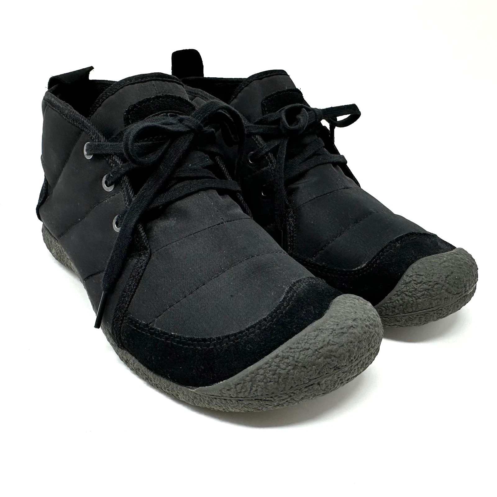 Keen Mens Howser Lace Up Quilted Chukka Boots US 10 Black Outdoor Slippers Soft
Opens in a new windo