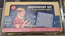 RARE 1950s A.C. Gilbert Astronomy Observatory Set Complete In Original Box