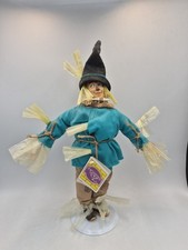 Vintage 1987 Wizard of Oz Scarecrow Doll By Presents Hamilton Gifts W Stand READ
