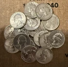 AU Quarters 1964 And Earlier Lot Of 16 Quarter - Tube Comes With The Lot