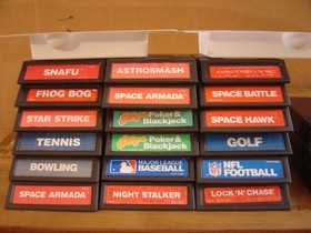 Vintage Intellivision Video Game Cartridges Lot Of 21 Games and more