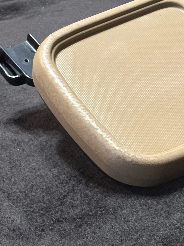 02-06 Honda CR-V Center Folding Console Tray Cup Holder Tan OEM - Image 2 of 4