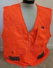 Mount'n Prairie Blaze Orange Zip Front Hunting Vest Men Size XXL