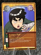 Loopy Fist 1st Edition Naruto CCG Gold Text Rare J233