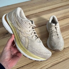ASICS Gel Kayano 29 Women Running Shoes Beige Gold Sz 9 Neutral Casual Athletic