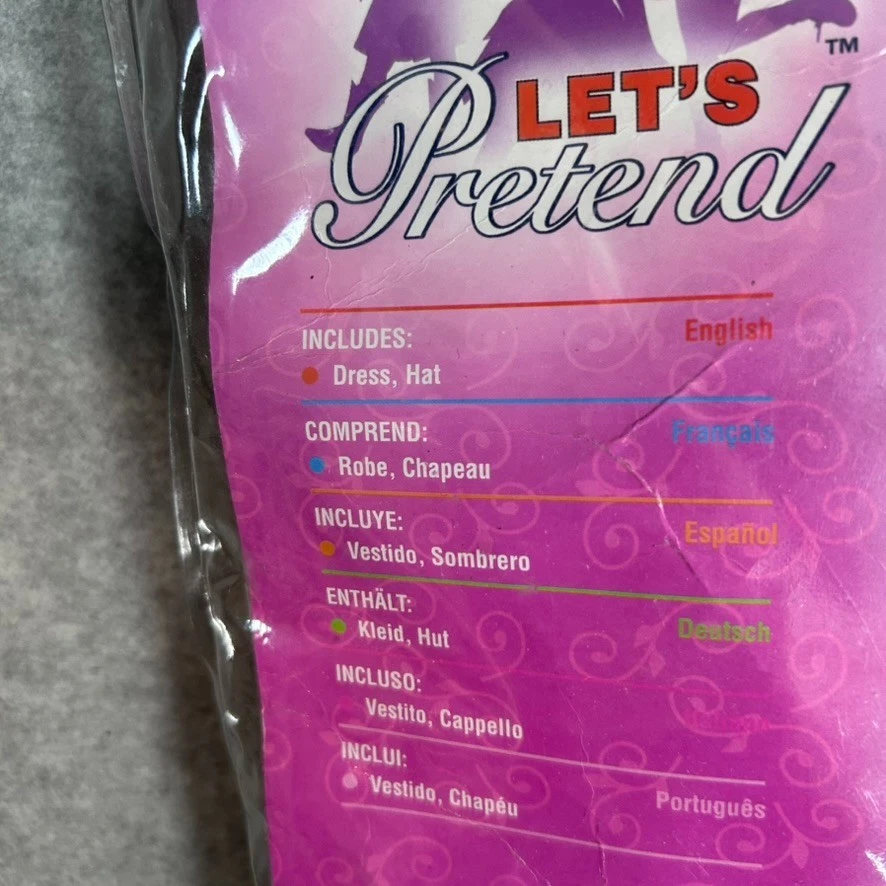 RUBÍES LET'S PRETEND Juvenil Caramelo Payaso Halloween Disfraz Vestir Talla Pequeña 4-6 Foto 3 de 4