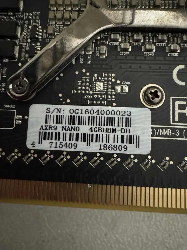 AMD RADEON R9 NANO 4GB HBM 16 HDCP ITX Graphics Video Card GPU - Image 3 of 4