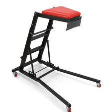 Adjustable Height Automotive Topside Creeper W 6 Caster Wheels Tool Pocket 400lb Adjustable Height Automotive Topside Creeper W 6 Caster Wheels Tool Pocket 400lb